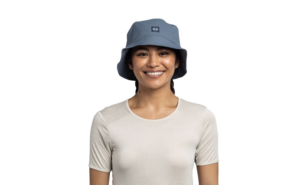 Складна панама BUFF® Adventure Bucket (Solid Stone), Колір виробника: Solid Stone, Тип розміру: L/XL, зображення 4