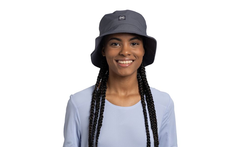 Складна панама BUFF® Adventure Bucket (Solid Ash), Колір виробника: Solid Ash, Тип розміру: L/XL, зображення 4