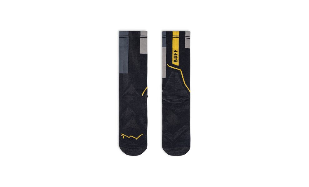Бігові шкарпетки BUFF® Coolnet Crew (Graphite), Колір: Graphite, Розмір: XL (EU 45-47), зображення 3
