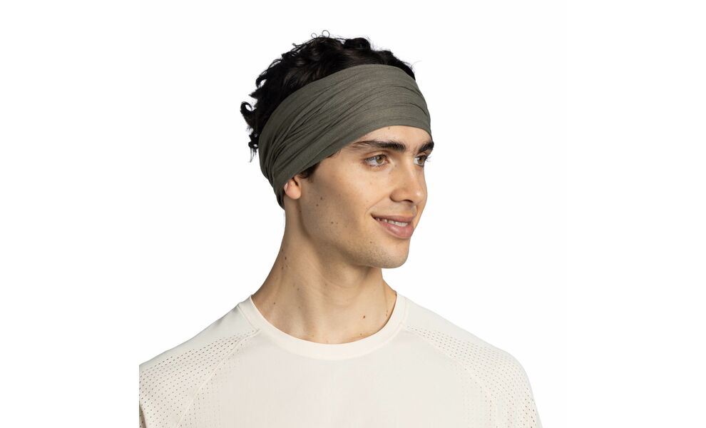 Літній шарф-труба BUFF® Coolnet UV+ Insect Shield (Solid Khaki), Колір виробника: Solid Khaki, зображення 4