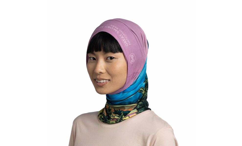 Літній шарф-труба BUFF® Coolnet UV+ National Parks (Great Smoky), Колір виробника: Great Smoky, зображення 4