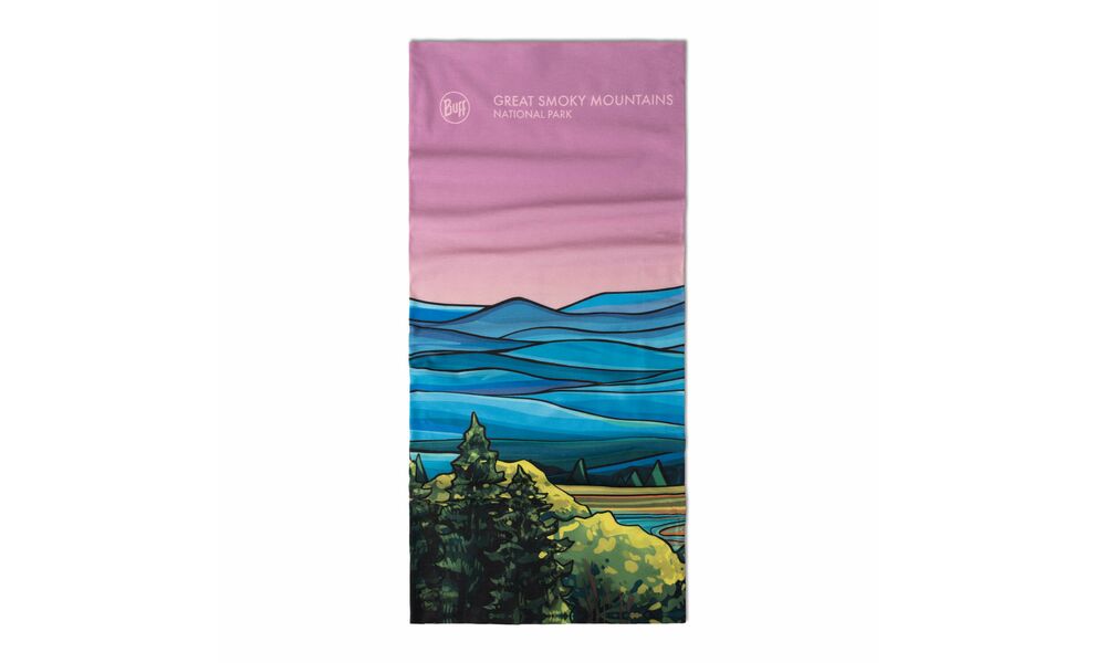 Літній шарф-труба BUFF® Coolnet UV+ National Parks (Great Smoky), Колір виробника: Great Smoky, зображення 2