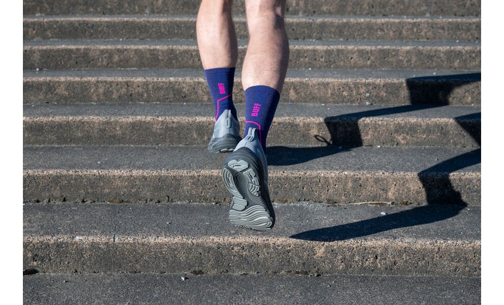 Бігові шкарпетки BUFF® Dryflx Crew (Ultramarine), Колір: Ultramarine, Розмір: L (EU 42-44), зображення 4