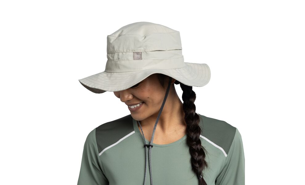 Складна панама BUFF® Explore Booney (Solid Light Grey), Колір виробника: Solid Light Grey, Тип розміру: S/M, зображення 5