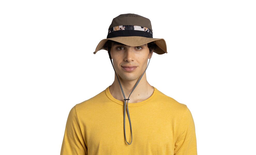 Складна панама BUFF® Explore Booney (Ugal Fawn), Колір виробника: Ugal Fawn, Тип розміру: S/M, зображення 4