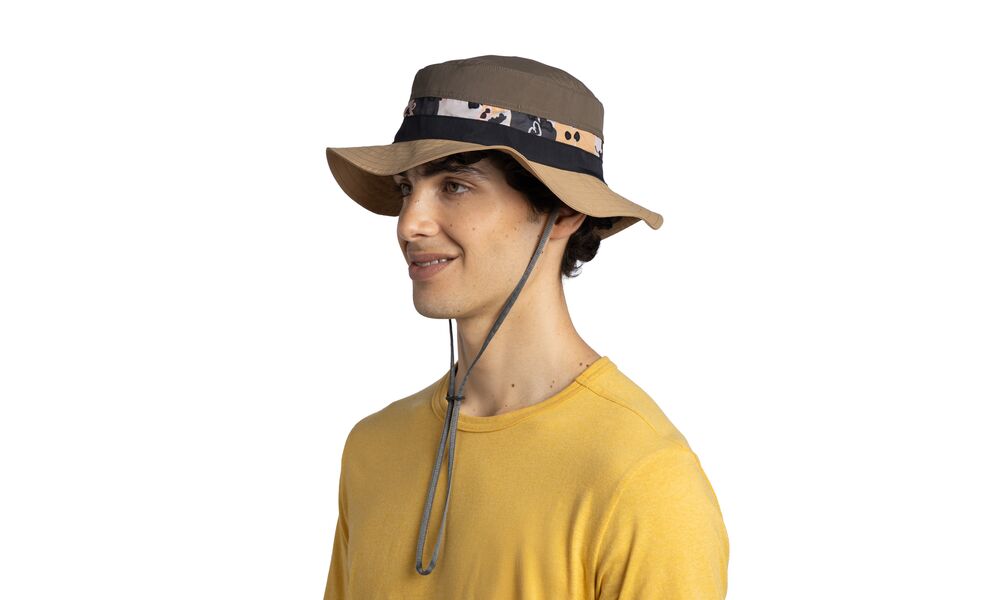 Складна панама BUFF® Explore Booney (Ugal Fawn), Колір виробника: Ugal Fawn, Тип розміру: S/M, зображення 5