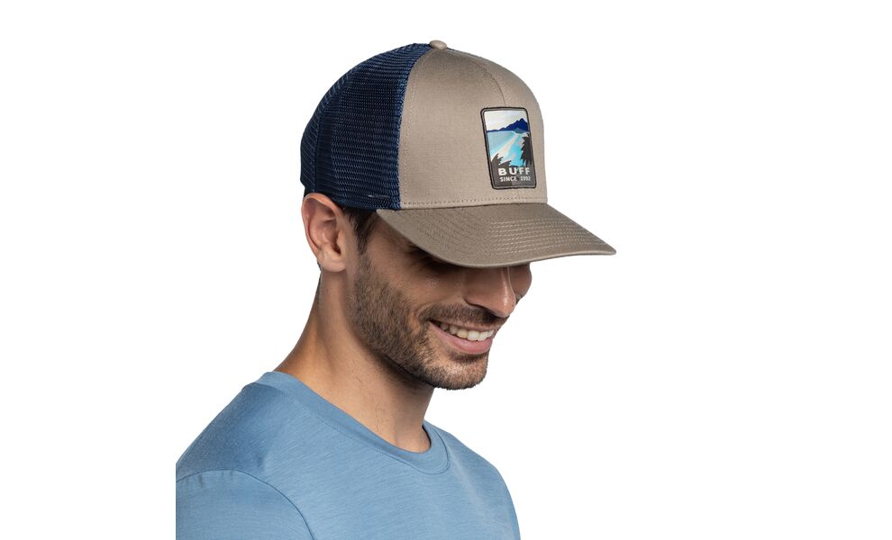 Кепка BUFF® Explore Trucker (Soor Tundra Khaki), Колір виробника: Soor Tundra Khaki, Тип розміру: L/XL, зображення 4