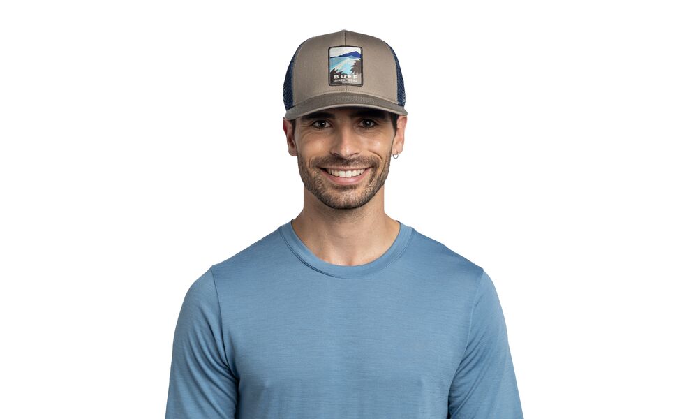 Кепка BUFF® Explore Trucker (Soor Tundra Khaki), Колір виробника: Soor Tundra Khaki, Тип розміру: L/XL, зображення 3