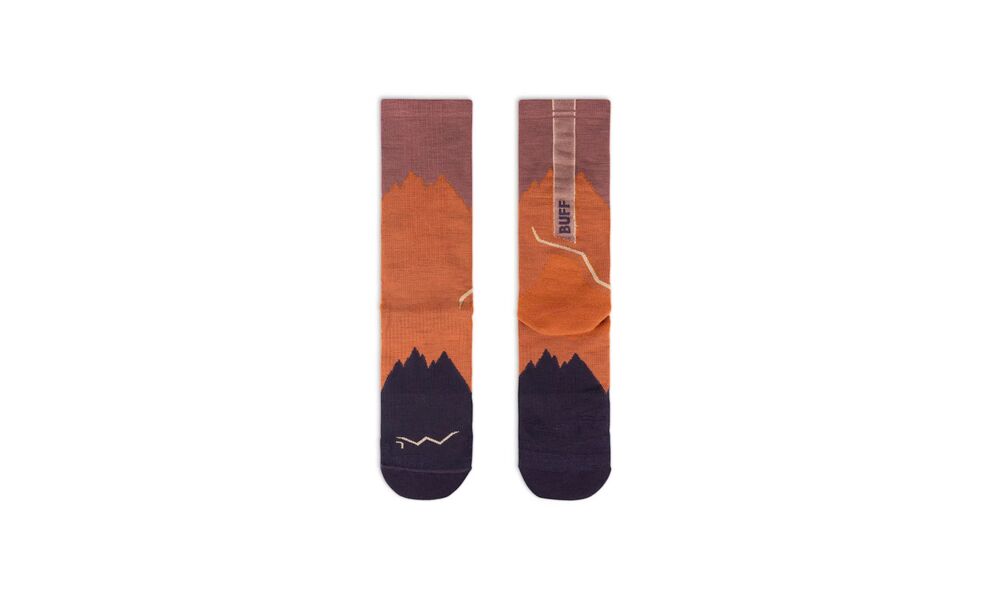 Трекінгові шкарпетки BUFF® Merino Lightweight Crew (Ginger), Колір: Ginger, Розмір: L (EU 42-44), зображення 2