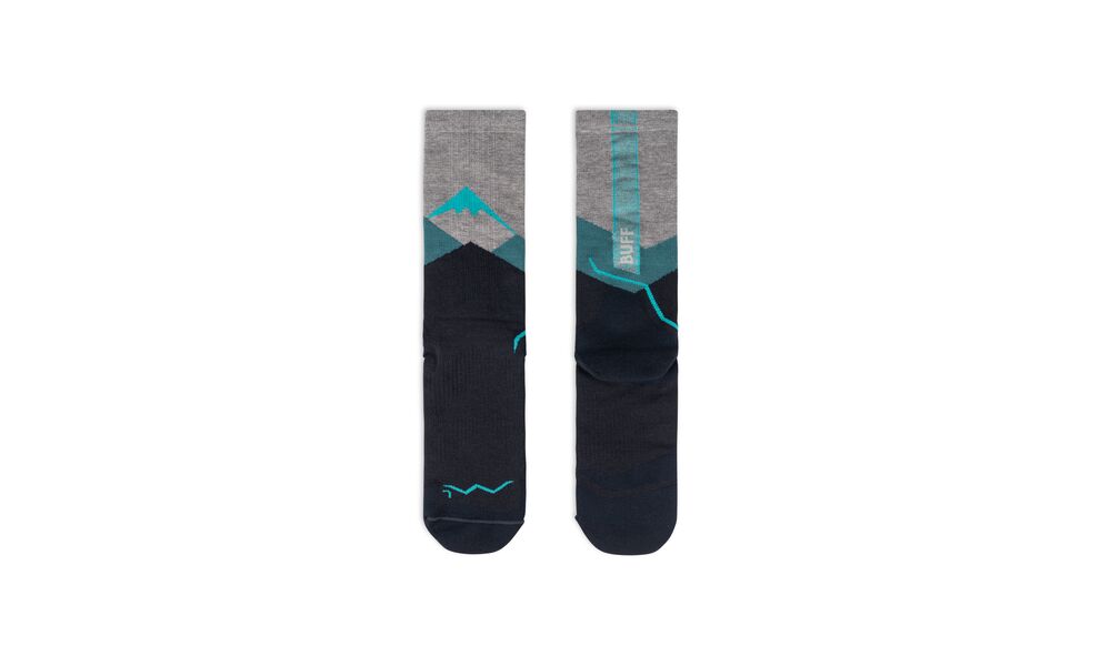 Трекінгові шкарпетки BUFF® Merino Lightweight Crew (Teal), Колір: Teal, Розмір: M (EU 39-41), зображення 3