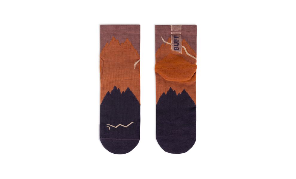 Трекінгові шкарпетки BUFF® Merino Lightweight Quarter (Ginger), Колір: Ginger, Розмір: L (EU 42-44), зображення 3