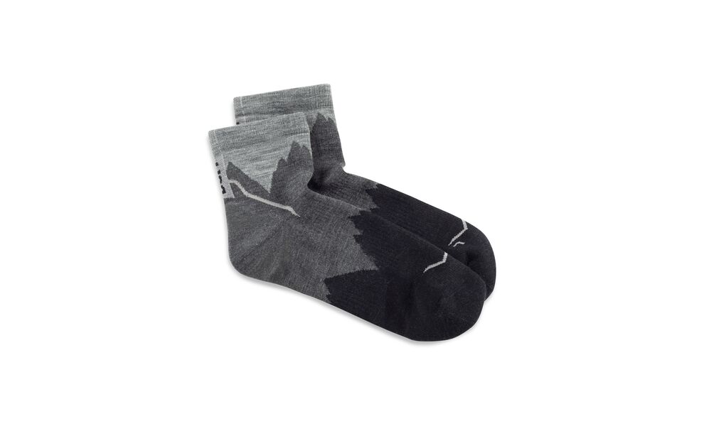 Трекінгові шкарпетки BUFF® Merino Lightweight Quarter (Black), Колір: Black, Розмір: L (EU 42-44), зображення 2