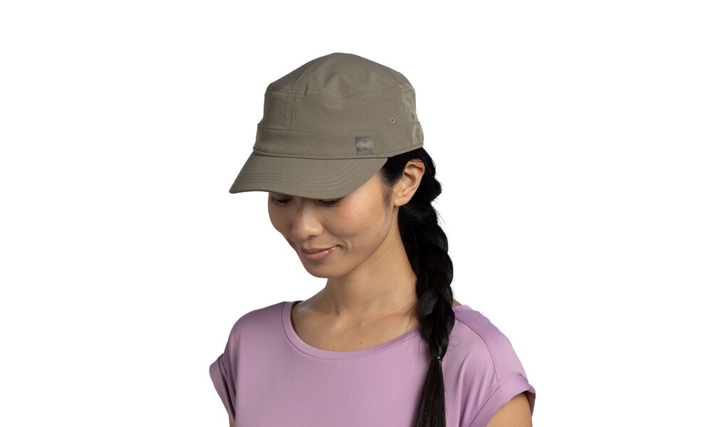 Кепка BUFF® Military (Solid Tundra Khaki), Колір виробника: Solid Tundra Khaki, Тип розміру: L/XL, зображення 4