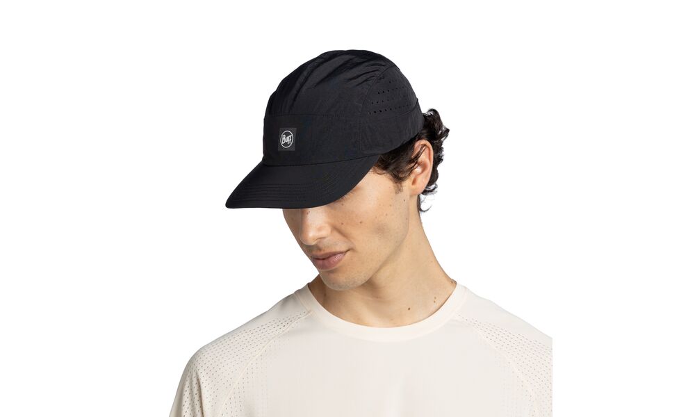 Кепка BUFF® Speed (Solid Black), Колір виробника: Solid Black, Тип розміру: S/M, зображення 4