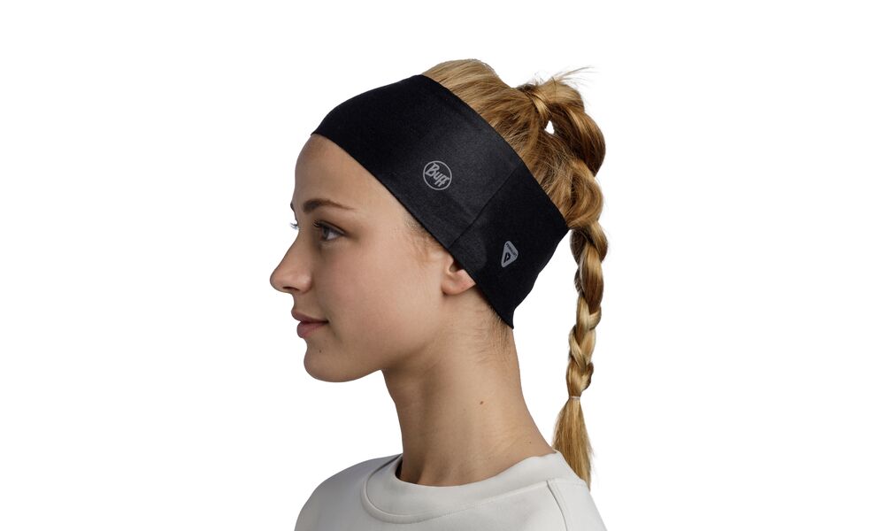 Утеплена пов'язка на голову BUFF® Thermonet (Solid Black), Колір: Solid Black, зображення 3