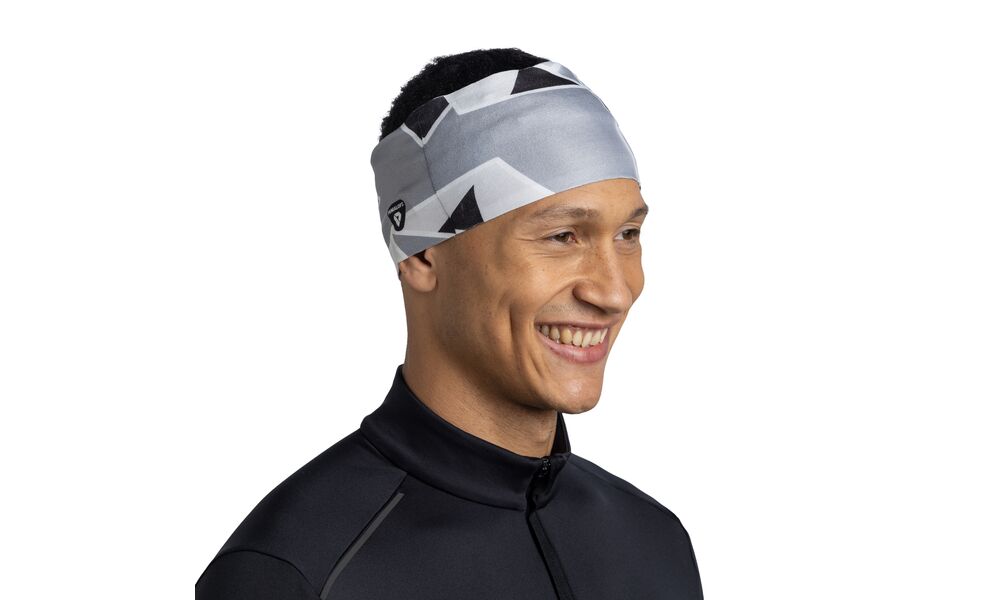 Утеплена пов'язка на голову BUFF® Thermonet (Skaret Grey), Колір: Skaret Grey, зображення 3