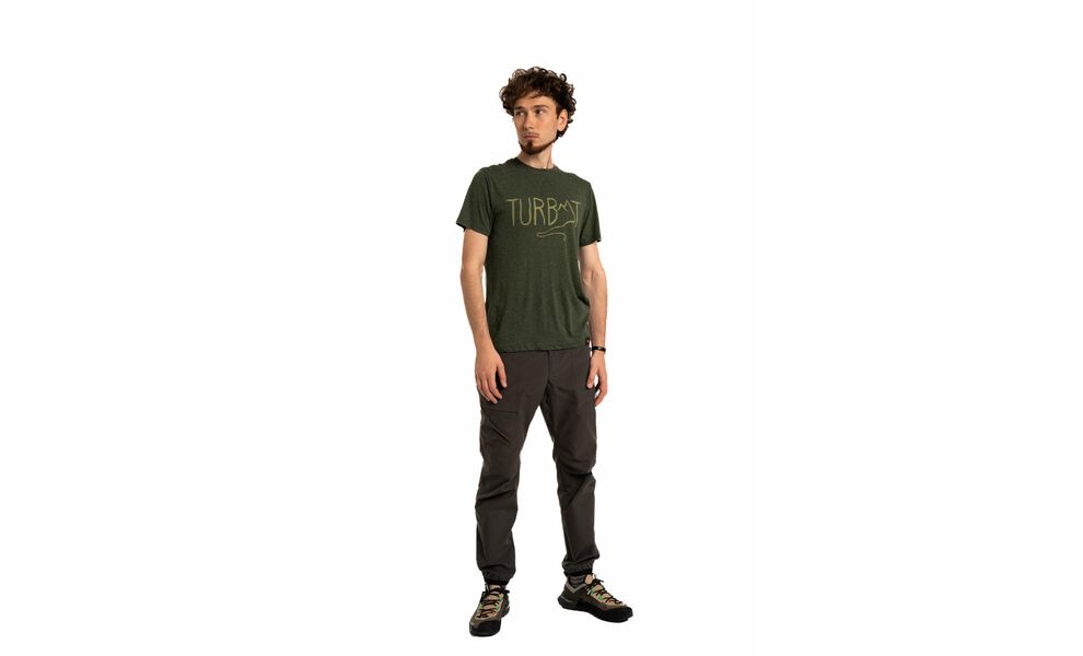 Футболка чоловіча Turbat Magic Logo (Kombu Green), Колір виробника: Kombu Green, Розмір: M, зображення 2