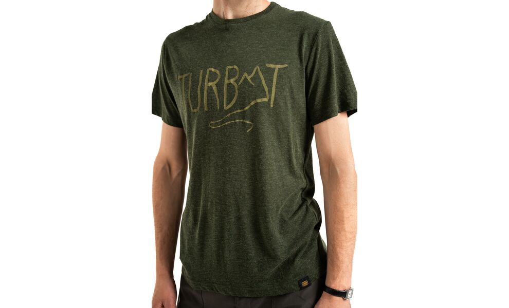 Футболка чоловіча Turbat Magic Logo (Kombu Green), Колір виробника: Kombu Green, Розмір: S, зображення 3