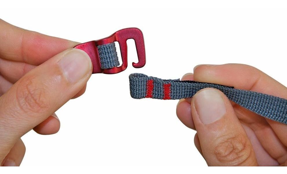 Ремені стяжні Sea to Summit Accessory Straps With Hook 20 мм, 200 см, Ширина: 20, Довжина: 200, Колір: Grey/Red, зображення 3