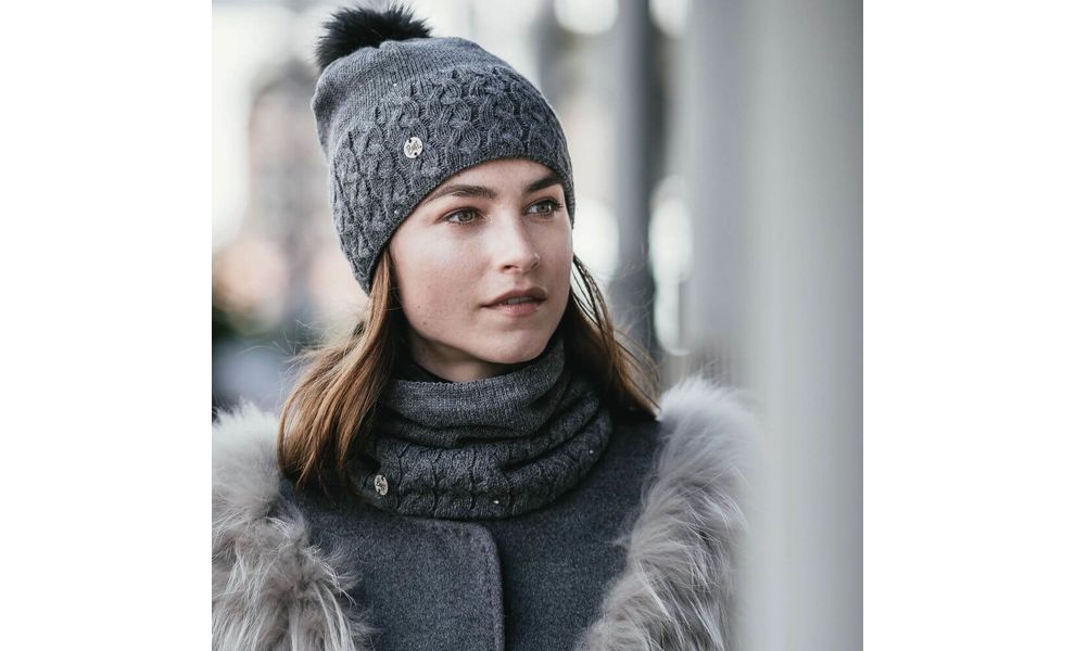 Шапка BUFF® Knitted & Fleece Elie (Grey), Колір: Grey, зображення 2