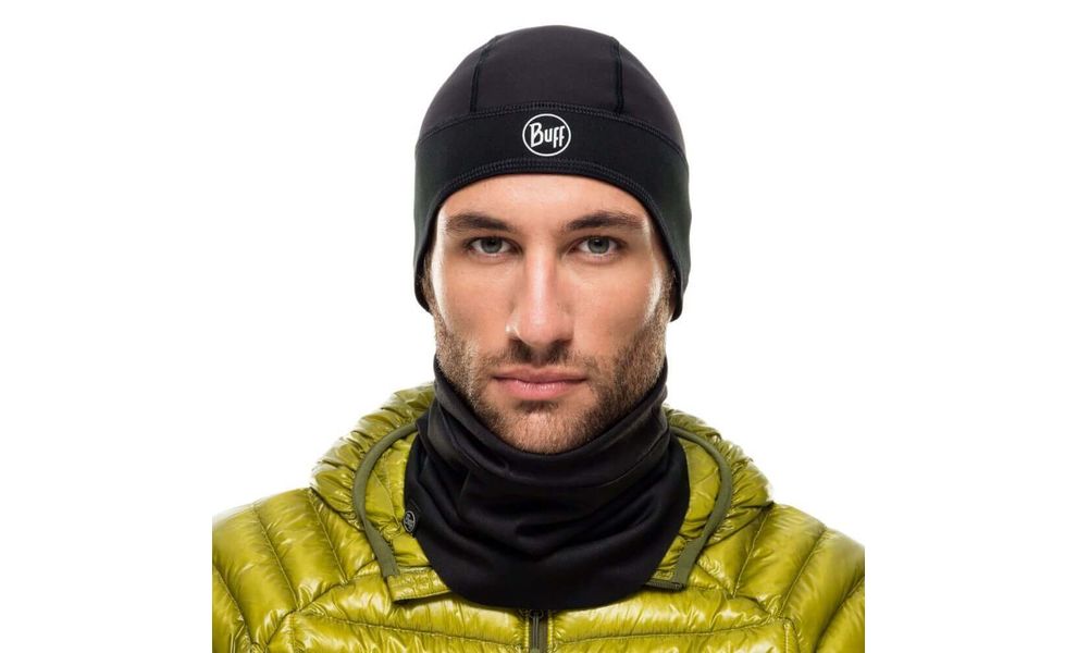 Шапка BUFF® Windproof Tech (Solid Blue), Колір: Solid Blue, зображення 2