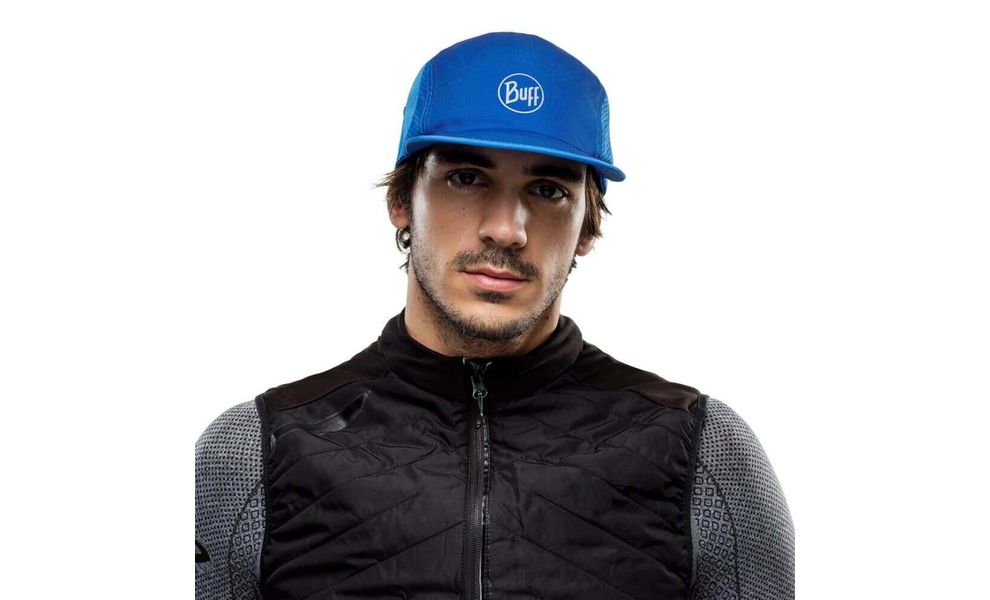 Кепка BUFF® Run (R-Frequence Blue), Колір виробника: R-Frequence Blue, зображення 3