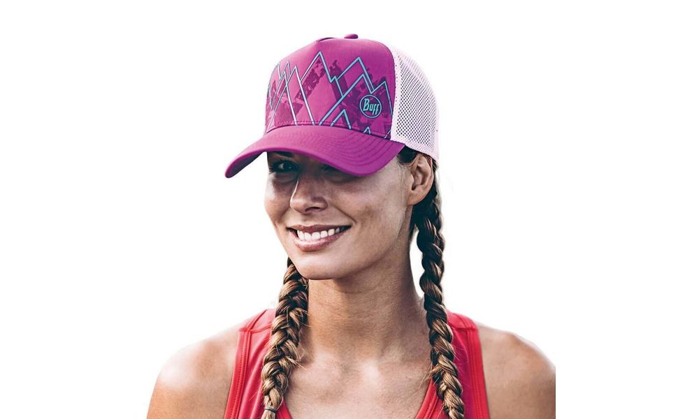 Кепка BUFF® Trucker Tech (Solid Violet), Колір виробника: Solid Violet, Тип розміру: S/M, зображення 2