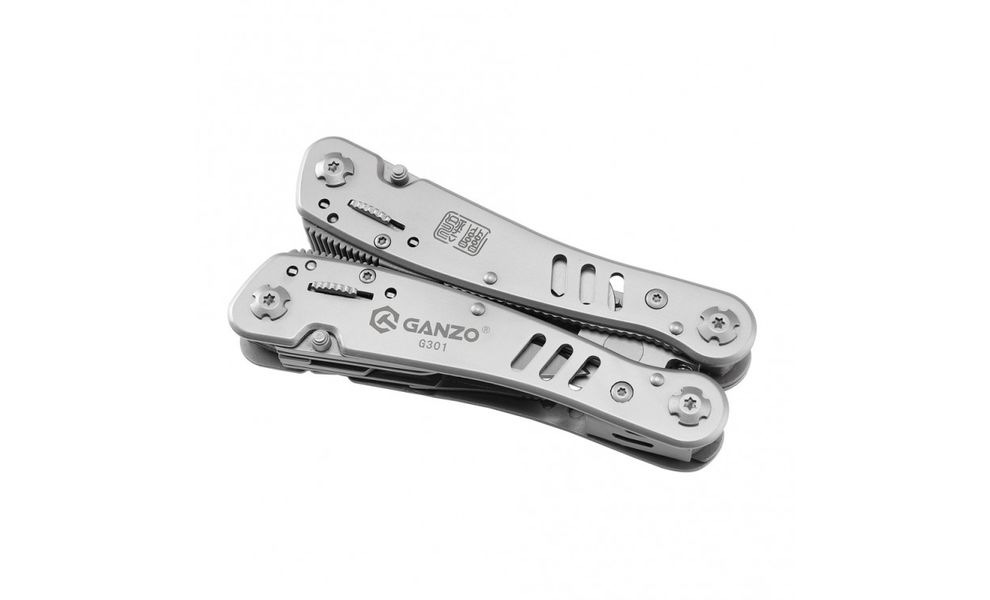 Мультитул з чохлом та бітами Ganzo G301 (Metal) - 25 функцій, зображення 4