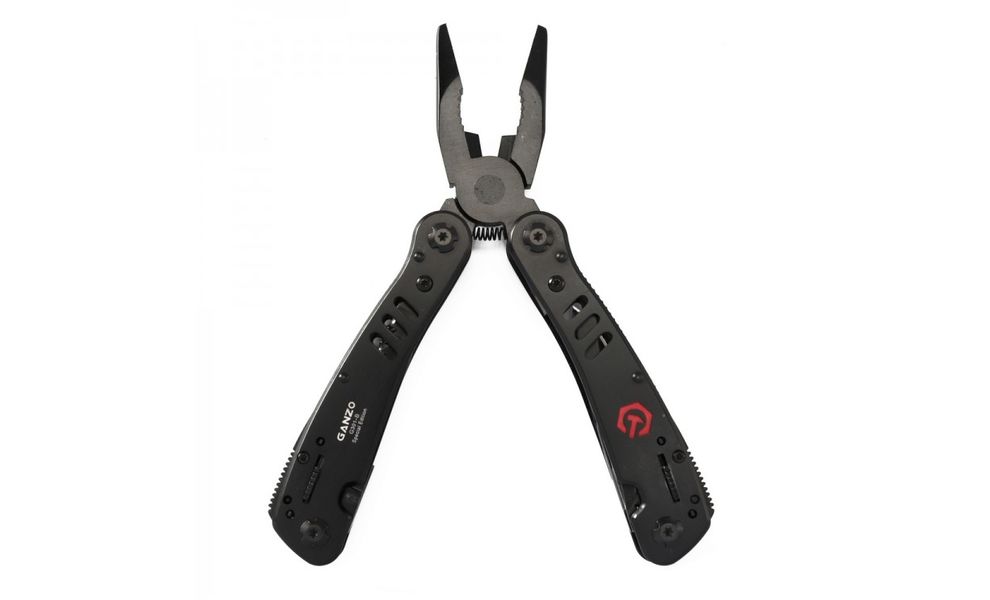 Мультитул з чохлом та бітами Ganzo G301 (Black) - 25 функцій, зображення 4