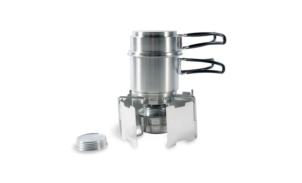 Система приготування їжі Tatonka Alcohol Burner Set на 350 мл (зі спиртовим пальником), зображення 3