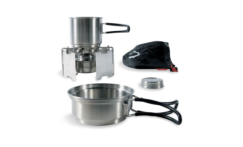 Система приготування їжі Tatonka Alcohol Burner Set на 350 мл (зі спиртовим пальником), зображення 5