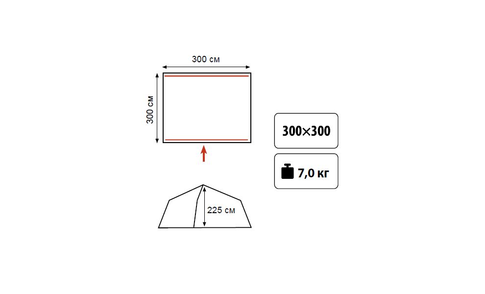 Кемпінговий шатер Tramp Bungalow, зображення 2