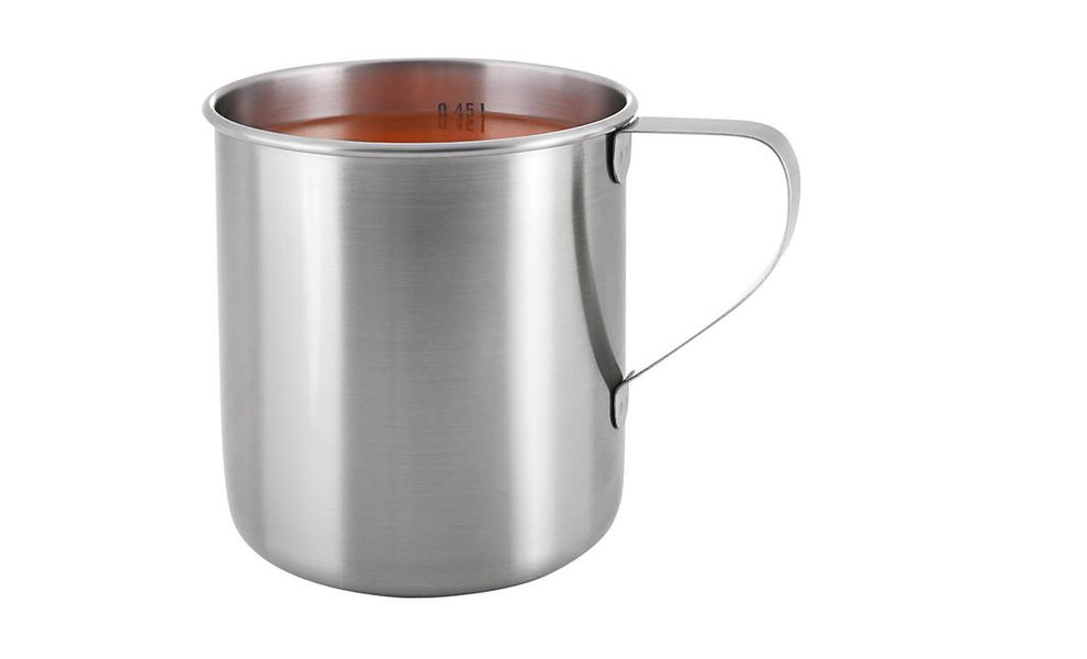 Туристична кружка Tatonka Mug на 450 мл, нержавіюча сталь, Об'єм: 450, Колір: Metal, зображення 4