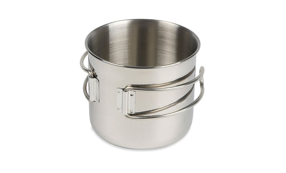 Туристична кружка зі складною ручкою Tatonka Handle Mug 500 на 500 мл, нержавіюча сталь, Об'єм: 500, Колір: Metal, зображення 2
