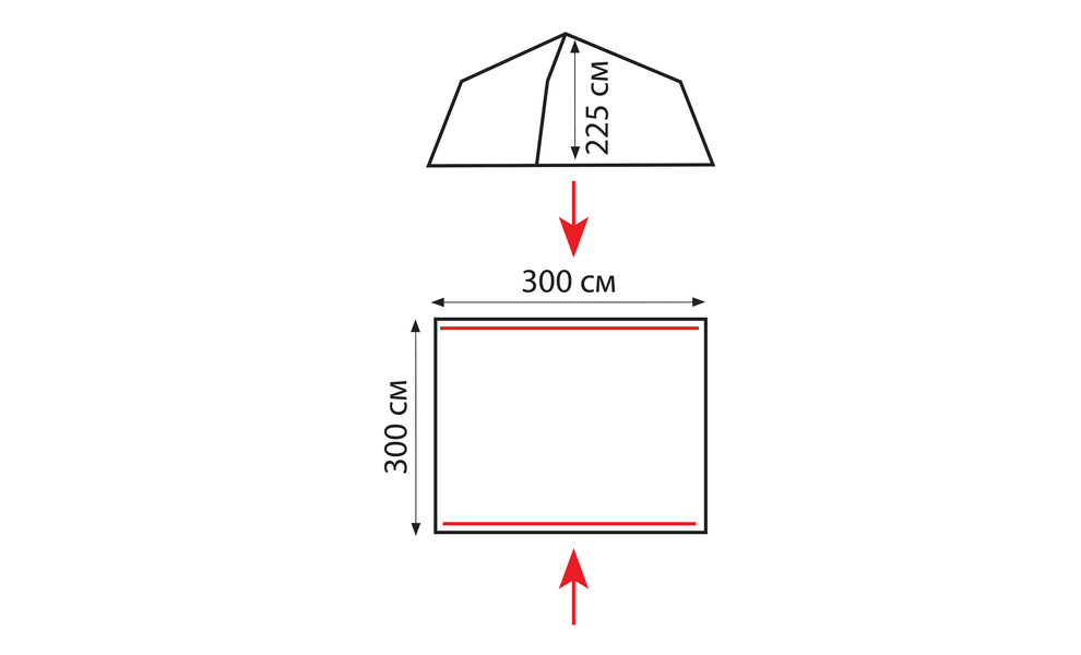 Кемпінговий шатер Tramp Bungalow Lux V2, зображення 2
