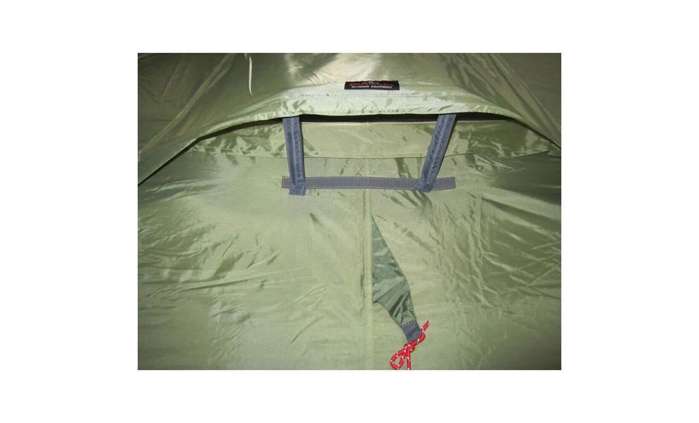 3-місний намет Pinguin Tornado 3: двошаровий, Кількість місць: 3, Матеріал каркасу: склопластик, Колір: Green, зображення 3