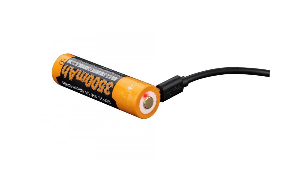 Акумулятор Fenix ARB-L18-3500U (18650) 3500 mAh - Micro USB, зображення 4