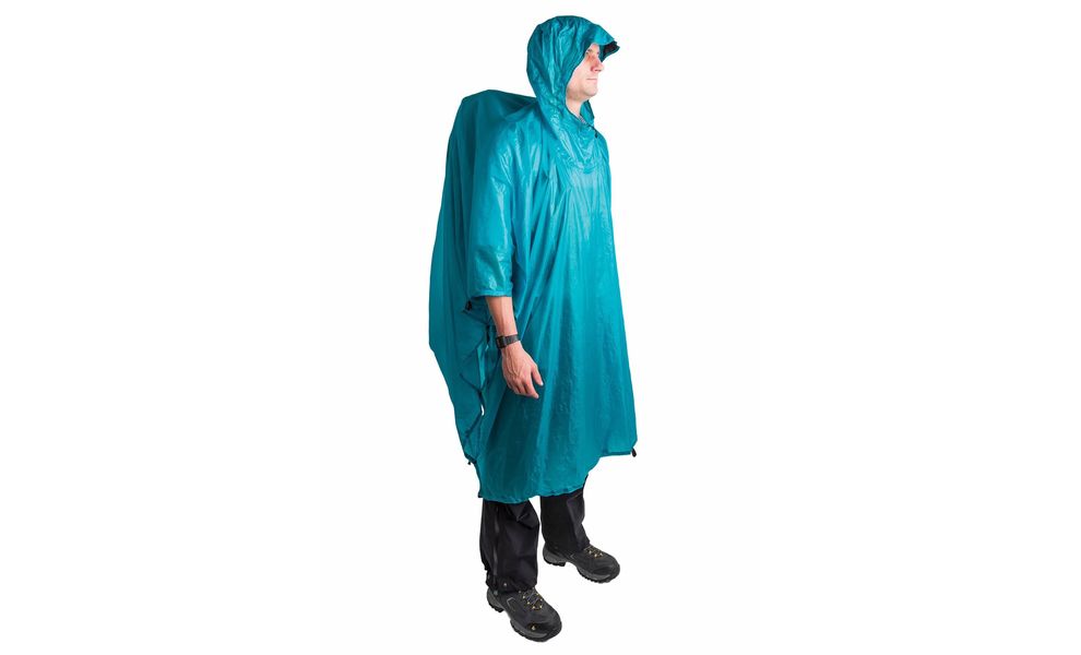Пончо-тент Sea to Summit Ultra-Sil Nano Tarp Poncho (Blue), Колір: Blue, зображення 2