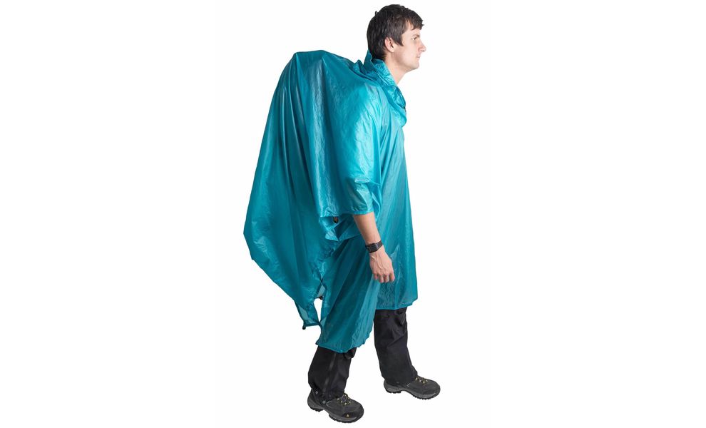 Пончо-тент Sea to Summit Ultra-Sil Nano Tarp Poncho (Blue), Колір: Blue, зображення 3