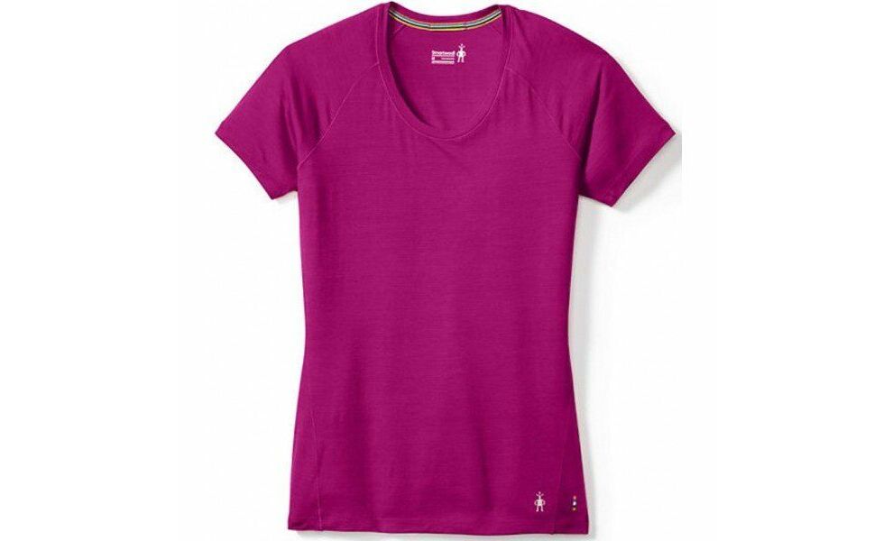 Термофутболка жіноча SmartWool Merino 150 Baselayer Pattern - 17254 (044/Berry), Колір виробника: Berry, Розмір виробника: XS, зображення 2