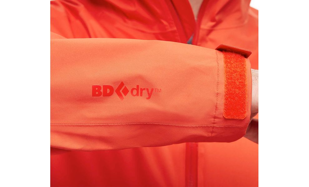 Штормівка чоловіча Black Diamond Stormline - CDT0 (6002/Hyper Red), Колір виробника: 6002/Hyper Red, Розмір: S, зображення 5