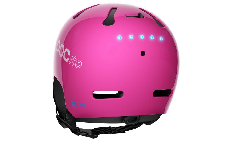 Дитячий гірськолижний шолом POCito Auric Cut SPIN (Fluorescent Lime), Колір: Fluorescent Lime, Розмір: XS-S/51-54, зображення 2