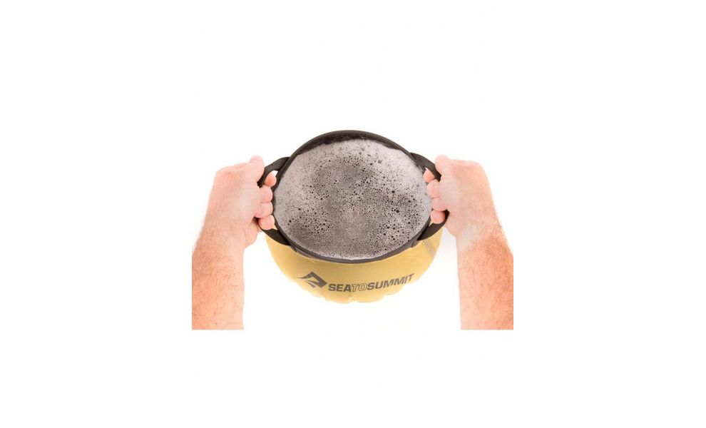 Складне відро Sea to Summit Kitchen Sink (Yellow), 10 л, Об'єм: 10, Колір виробника: Yellow, зображення 3