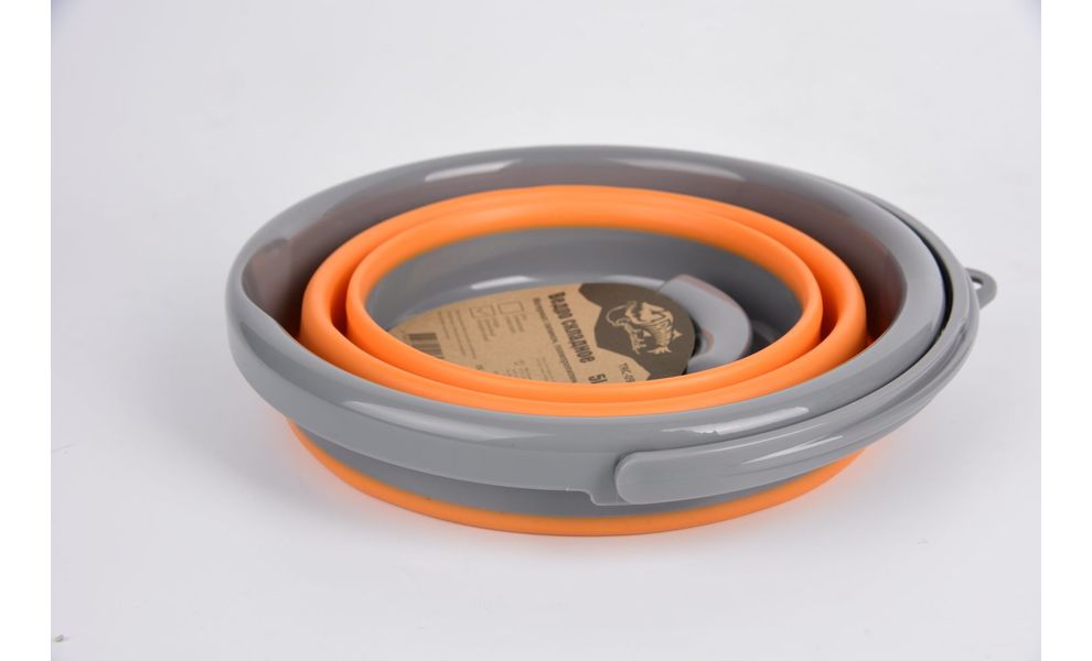 Складне відро Tramp TRC-092 (Orange), 5 л, Об'єм: 5, Колір виробника: Orange, зображення 2