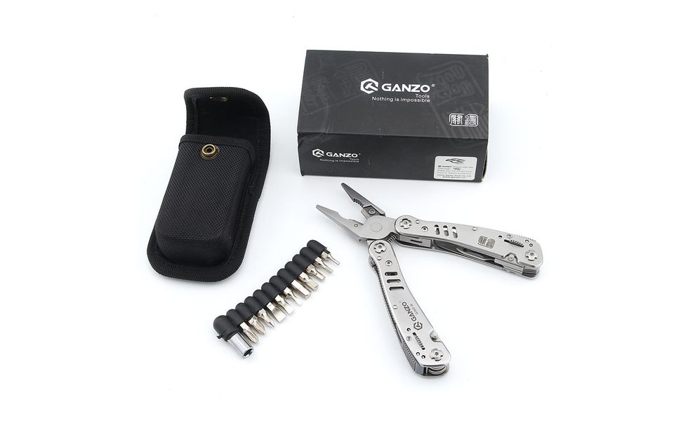 Мультитул з чохлом та бітами Ganzo G302-H - 25 функцій, зображення 7