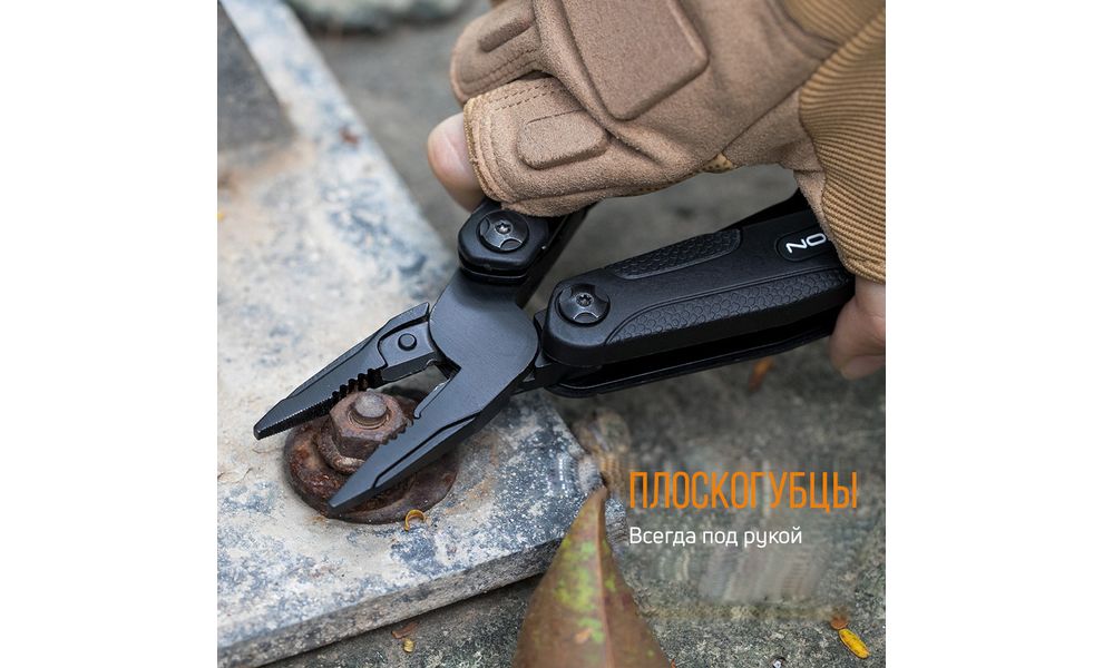 Мультитул-ніж з чохлом Roxon CM1349 Spark - 14 функцій, зображення 5