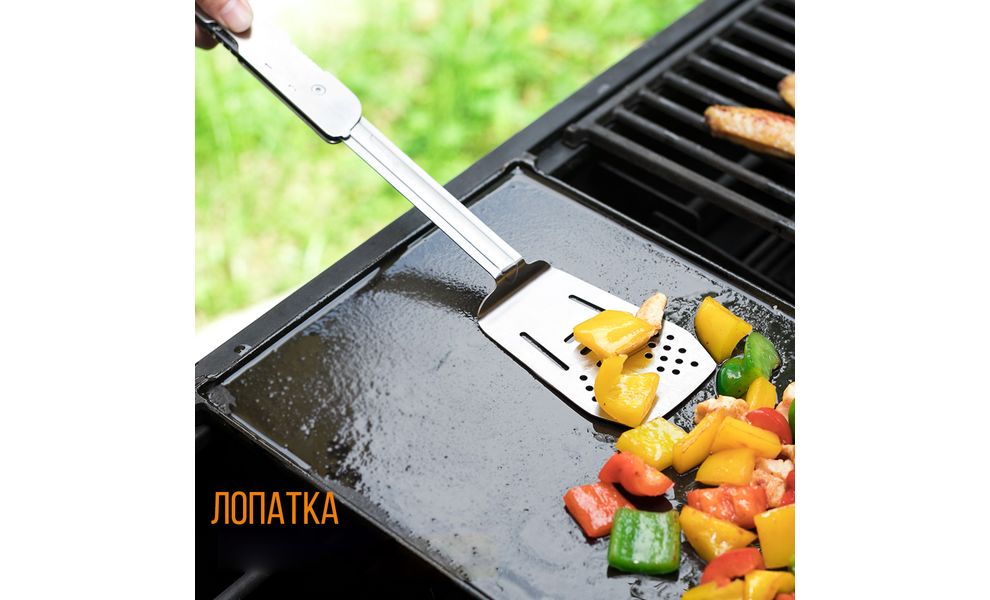 Набір лопаток для барбекю Roxon S601 Multi BBQ Tool, зображення 10