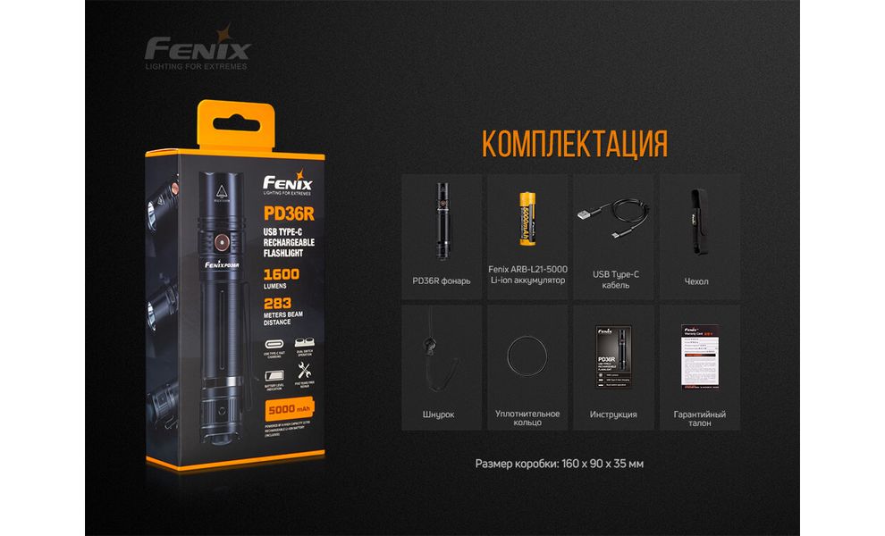 Ліхтар ручний Fenix PD36R, зображення 17