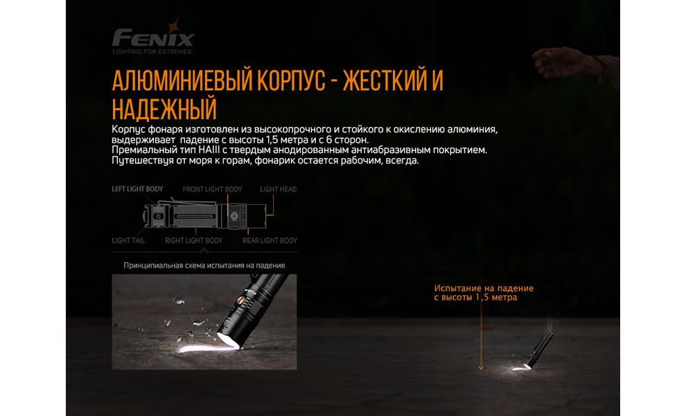 Ліхтар ручний Fenix PD36R, зображення 8
