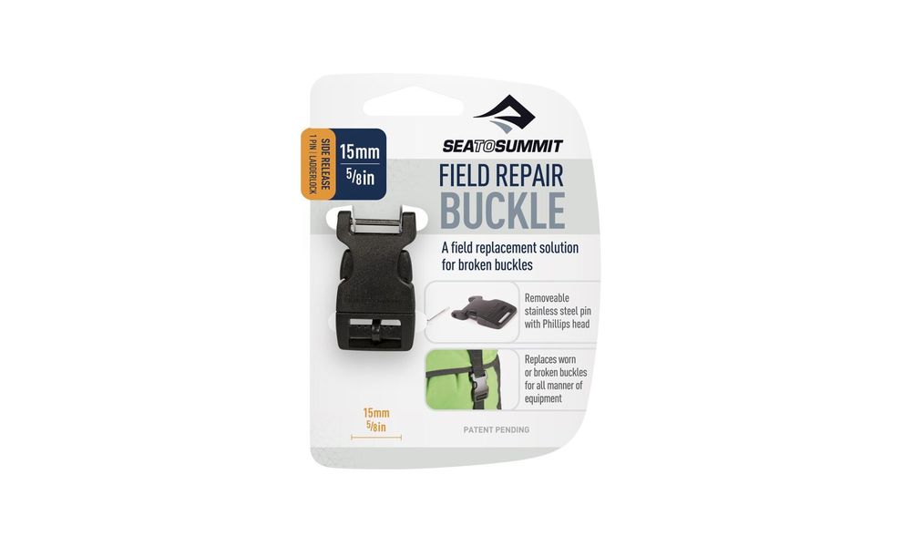 Пряжка Sea to Summit Field Repair Buckle (Side Release - 1 Pin), 15 мм, Тип: Side Release - 1 Pin, Ширина: 15, зображення 2